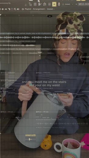 @lyviamusic made coffee, I ended up cooking… #flstudio #samples #MusicProducer