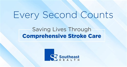 When Trey James, an auxiliary operator for Albany Green Energy, former volunteer firefighter, husband and young father of four from Pelham, Georgia—suffered a sudden, devastating stroke, he needed the highest level of care without a second to spare. At Southeast Health, one of only four Comprehensive Stroke Centers in Alabama, our team mobilized immediately. Because in a stroke emergency, time is brain, and minute by minute, our physicians, nurses and clinicians work together to save as much of 
