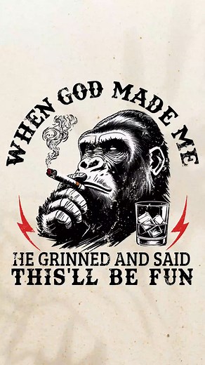 ✅Up to 6헫헟 ✅Variety of colors. ✅Timeless design. Premium fabrics ✅Premium quality that speaks for itself Elevate Your Everyday Style with MONKEYSOBER T-Shirt Shop nowhttps://www.monkeysober.com/products/when-god-made-me-he-grinned-and-said-this-ll-be-fun-monkey-t-shirt-ms250800007-1 | Monkeysober | Facebook