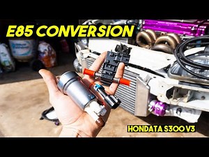 E85 Install and Conversion for 1993 Honda Civic EG Hatchback Hondata S300 V3 setup (How To)