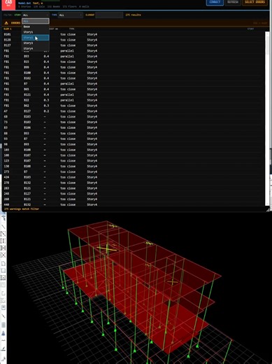 EMOCAD ETABS IMP إختيار العناصر داخل برنامج الايتابس #AutoCAD #مهندس_مدني #CivilEngineering