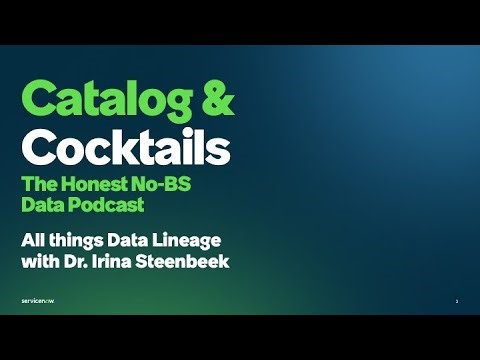 All things Data Lineage with Dr. Irina Steenbeek