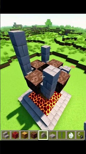 I Built the Ultimate Defense Tower in Minecraft! 🔥 #shorts