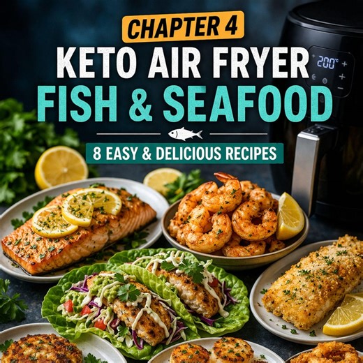 Keto Air Fryer Seafood Recipes PDF, 8 Easy Low Carb Fish Meals, Salmon Shrimp Crab Recipes, Healthy Keto Cookbook Instant Download - Etsy UK