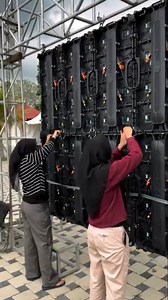 6.1K views · 49 reactions | rental led screen set up #rental #screen #display #panel #media #ledscreen #leddisplay #ledwall #billboard #sign #led #bigscreen #video #wall #rental | Apollomi LED Screen Display Factory | Facebook