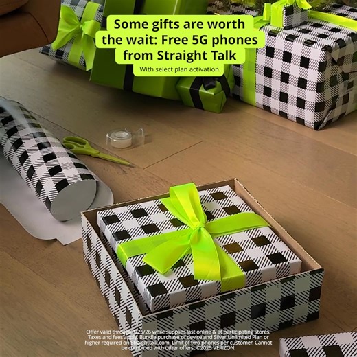 Some gifts are worth the wait: Free 5G phones from Straight Talk With select plan activation. | Straight Talk