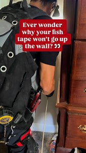 12K views · 229 reactions | Fish tape > tape measure when it comes to fire blocks ⚡️  What’s your go-to move? • • #electricaltips #illectricinc #tools #electricians #sparky #menifeeelectricians #tips #ugc #influencer #diy #bts | Illectric Inc. | Facebook
