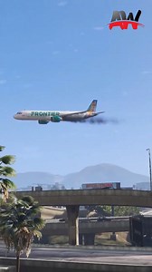 Aeroplane Emergency Landing in Water after Engine Explode GTA 5 #shorts | Airplane World