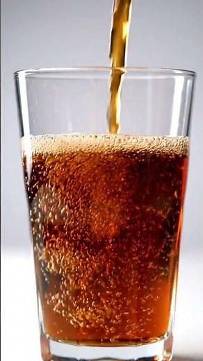 Sparkling Soda Pour Fizzy Bubbles in Slow Motion Satisfying Carbonation Sounds and Refreshing Visual