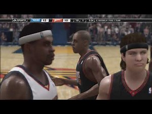 NBA Live 07 Xbox 360 gameplay - Philadelphia 76ers vs Golden State Warriors