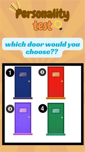choose a door & discover your personality👀! #shorts #personalitytest