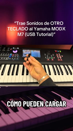 5.2K views · 71 reactions | “Trae Sonidos de OTRO TECLADO al Yamaha MODX M7 (USB Tutorial)” https://youtu.be/3CcVAwEOg5A | Gerardo Ramirez | Facebook