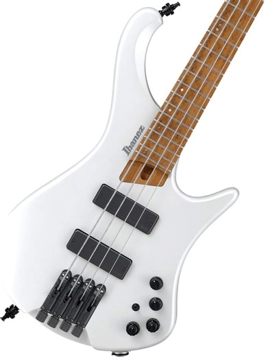 Amazon.com: Ibanez Bass Workshop EHB1000 - Guitarra Baja, color blanco perla mate : Instrumentos Musicales