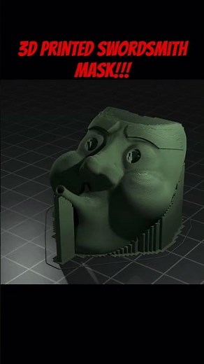 3D Printed demon slayer swordsmith mask breakdown!!! #anime #cosplay #demonslayer