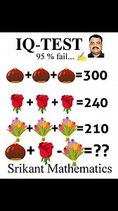 10 seconds Challenge ☘️🤔 Solve Only 1% get it right 🎯🙋 #viral #math #question #trending #reels #दुर्गापूजा #शुभकामनायें #iqtest #mathtest #mathpuzzle #indian #UnitedStates #Other #Germany #unitedkingdom #Canada #France #Australia #Italy Follow Srikant Mathematics, Hazaribag | Srikant Mathematics, Hazaribag
