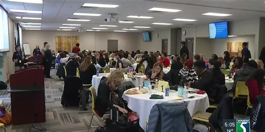 GISD students network with entrepreneurs