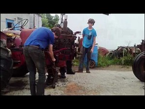 IH B414 Engine swap