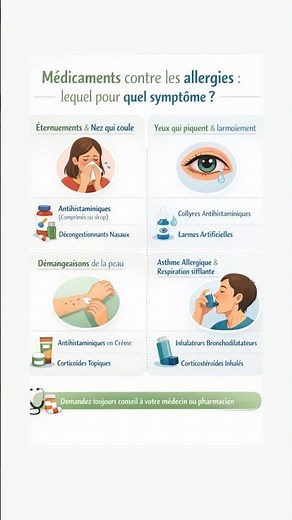Médicaments contre les allergies : lequel pour quel symptôme ?