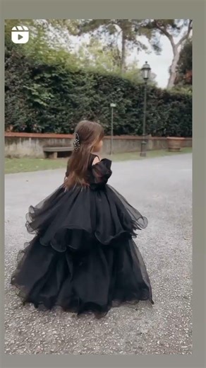 cute girl black long frock doll frock like and subscribe and comment