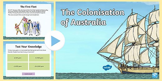The Colonisation of Australia PowerPoint