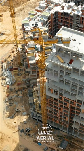Massive Tower Cranes Building Skyscraper 🏗