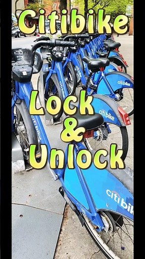 How to unlock and lock CitiBike / Citi Bike
