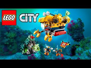 Lego City 60264 Ocean Exploration Submarine Speed Build Review