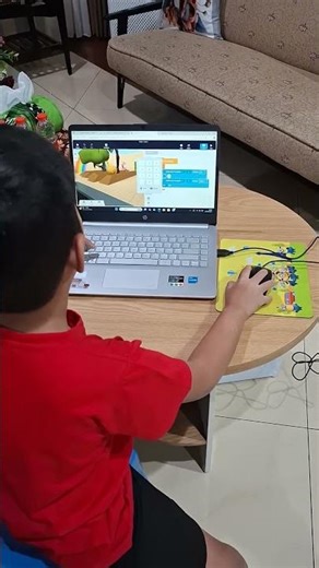 james belajar coding with Mr Deny