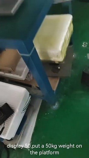 How to calibrate the 300kg/660lb postal shipping platform scale?