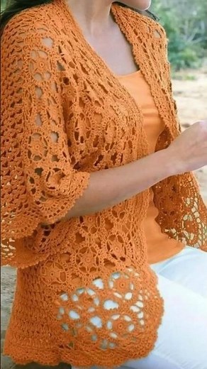 💡 Ideas para tejer chaquetas de encaje a crochet