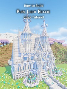 Pure Light Estate: A Stunning Fantasy Minecraft Build