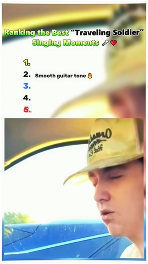 Ranking the best “Traveling soldier” singing moments #travelingsoldier #singing #cover #guitar #viral