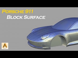 Alias Car Modeling Porsche 911 - 02-1 Block Surface