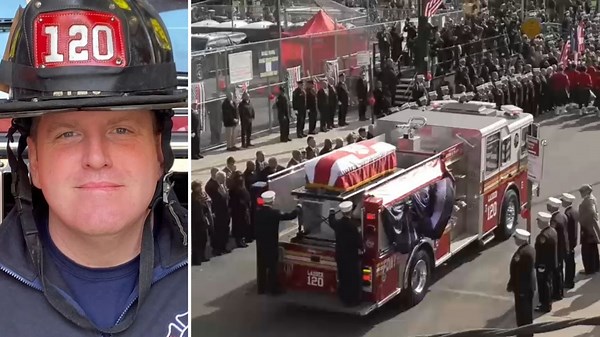 Family and community members attend funeral for fallen FDNY firefighter Patrick Brady