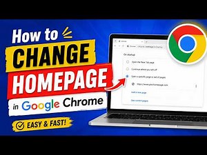 How to Change Homepage in Google Chrome (PC & Laptop) | Set Chrome Home Page 2026