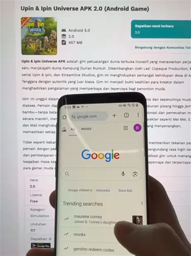 Cara Download Upin Ipin Universal di HP