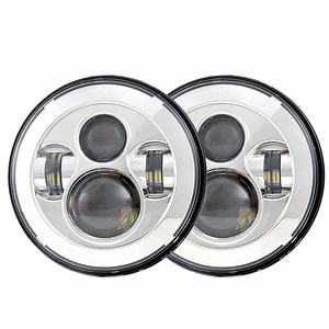 [Hot Item] DOT Approved 7" Chrome Motorcycle LED Headlight Daymaker for Harley Davidson Motorcycle