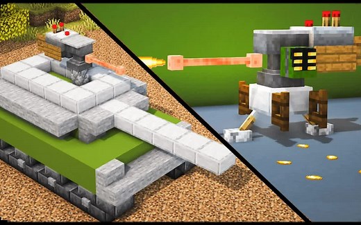 【Minecraft建筑教程】超十种军事建筑技巧 By One Team