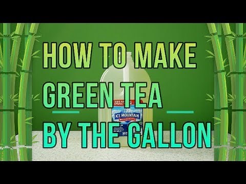 How to Make Cold Brew Green Tea by the Gallon Save Money