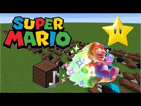 Minecraft: Super Mario Bros. - Star Power with Note Blocks