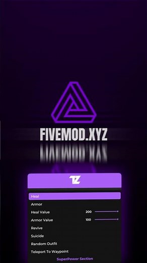 Insane Features in TZ Project Script Menu! 💥 #fivem #tzsummer #DominationTZ #shorts #fivemod #tzx