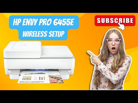 Connect HP Envy Pro 6455e To WiFi | HP Printer Wireless Setup | 123.hp.com/setup