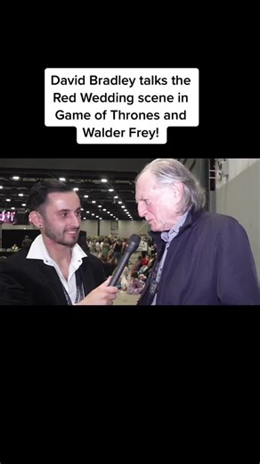 David Bradley on Playing Walder Frey & the Red Wedding