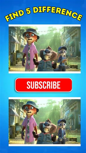 Find the difference 💯🧠#zootopia #zootopia2 #disney