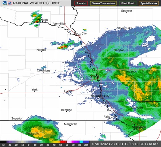 Latest NWSOmaha radar weather loop. | Council Bluffs Scanner