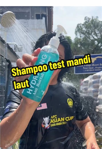 Shampoo Test in the Sea: Standby Sebotol OK!