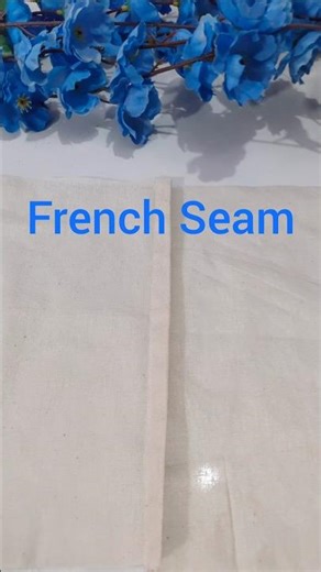 Easy French Seam Tutorial #shorts #sewing tips #sewing hacks