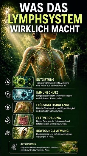 🫀 Was das Lymphsystem wirklich macht und warum es so wichtig ist