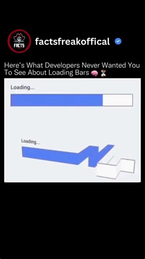 Title: Loading Bars Don’t Show Progress — They Control Perception ⚙️📊