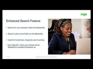 Sage 50cloud Pastel (ZA) - How do I use the Enhanced search feature?